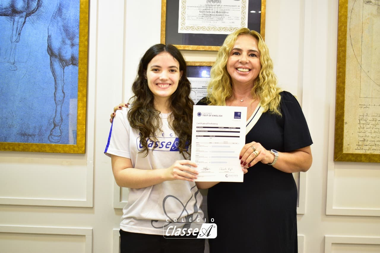 Bilíngue no Colégio Classe A